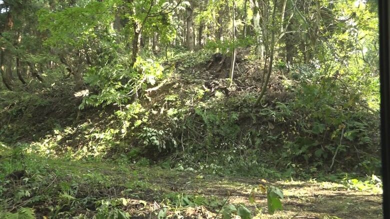 クマが襲ってきた現場(新潟・上越市)