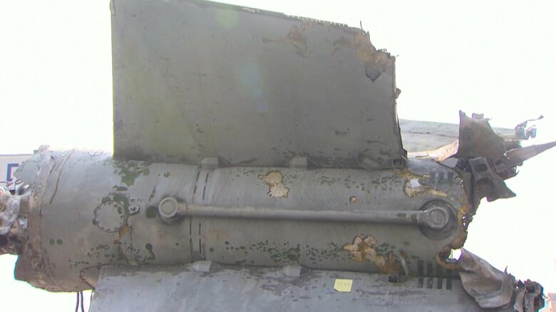 北朝鮮のミサイルが公開された際の様子