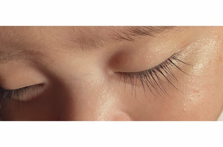 生後2カ月目　さらにぐんっと長く伸びている（提供：ことねさん）