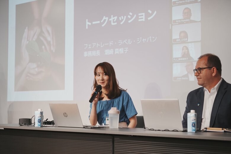 潮崎さん（左）「役割分担が大事だと思う」