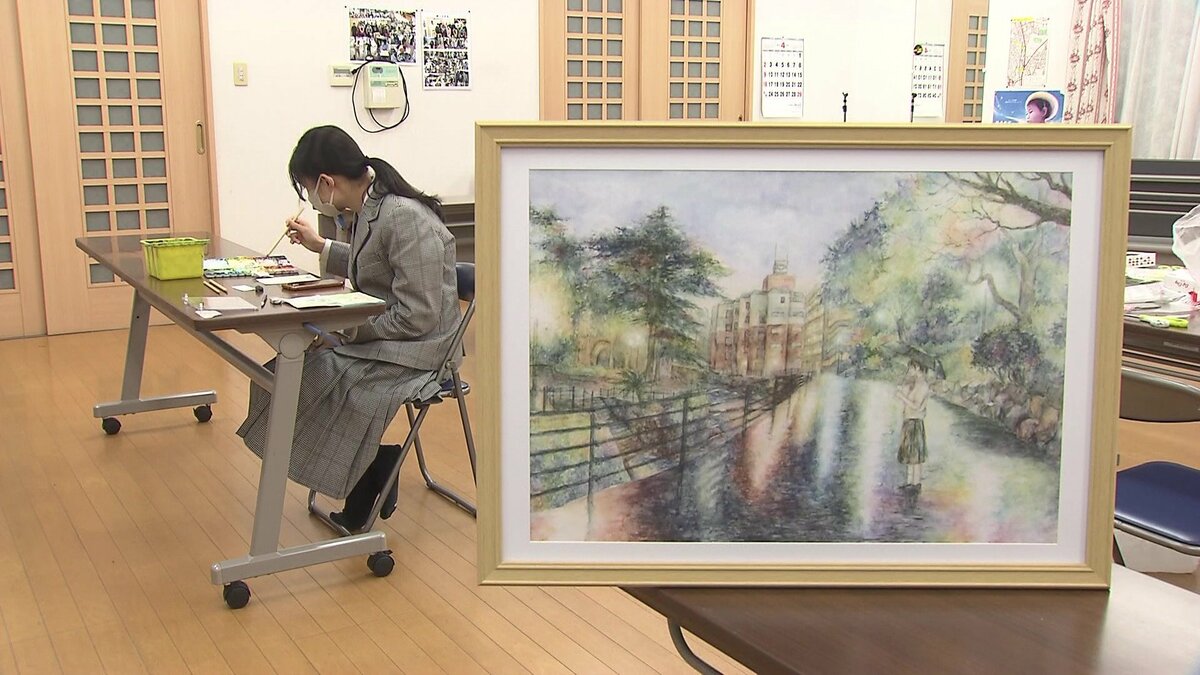 西村理香　11歳 世界が認めた“中学生画伯”現実の色にとらわれない…他の誰とも違う色彩の世界へ【長崎発】｜FNNプライムオンライン