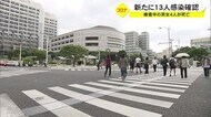 沖縄県 新型コロナウイルス新たに13人感染確認