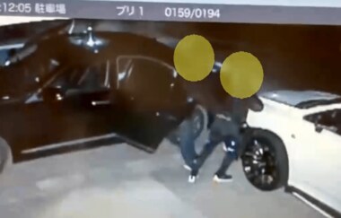 高級車「レクサス」狙い…防犯カメラに残っていた2人組の「執拗な犯行」一部始終