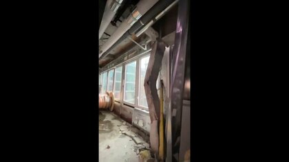 ニューヨーク中心部で工事中の高層ビル局所的崩落のおそれ　柱が「くの字」に曲がる　マンハッタンの大通り完全規制