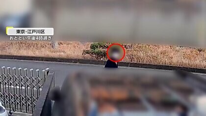 「連続でやられているな」防犯カメラが捉えた“石投げ男”　愛車のフロントガラスに投石やへこみも　東京・江戸川区