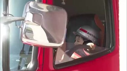 「安全のために頑張っているんだなと感謝」職員の家族が消防署を訪問　体験見学会