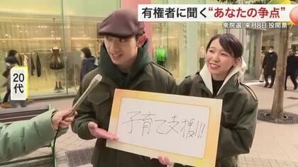 衆院選の争点は？ 「子育て」「消費税」「外交」…仙台の有権者に聞く　異例の短期決戦