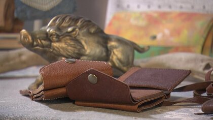 「傷にも命の個性感じる」処分されるイノシシの皮から革製品”を…お洒落な革小物通じた循環型社会【長崎発】