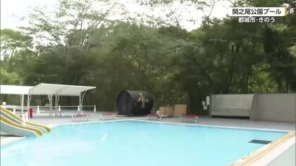 霧島連山の天然水や宮崎県産スギを使用　関之尾公園プールにサウナオープン