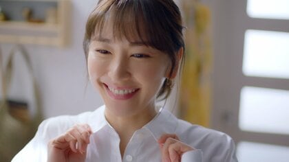 新垣結衣　CM撮影でキュートな笑顔が全開！　離れがたいのは「布団」? ファンの悩みにアドバイスも