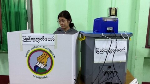 ミャンマーでクーデター以降初の総選挙、民主派政党は排除「見せかけの選挙」と国際社会から批判