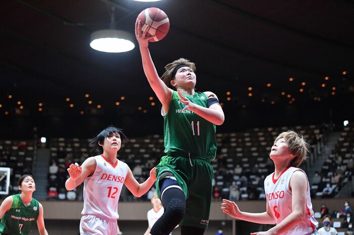 18得点と健闘した谷村里佳選手