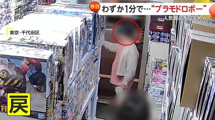 なぜか商品を棚に戻した男（撮影：HOBBYLAND秋葉原）