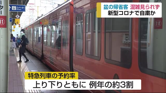 帰省自粛で迎えたお盆 佐賀駅は混雑見られず【佐賀県】