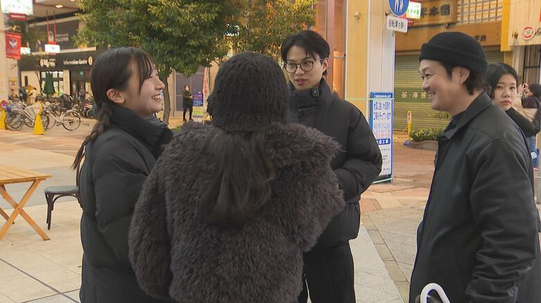 街頭インタビュー