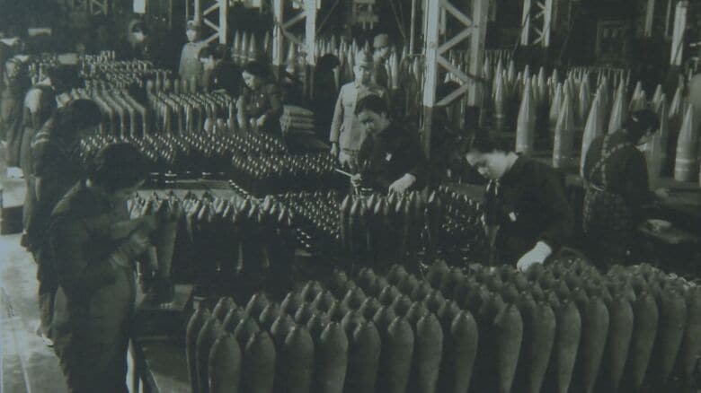 当時、小倉陸軍造兵廠には約4万人が従事していた