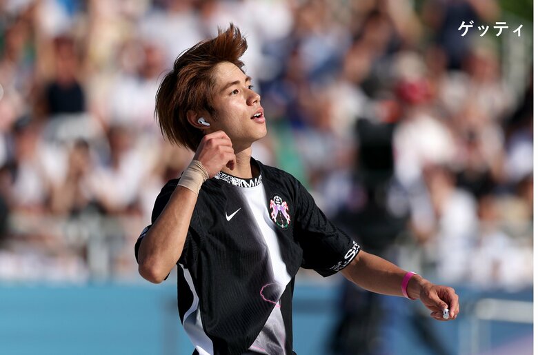 スケートボード男子ストリートの決勝　堀米雄斗選手(25)