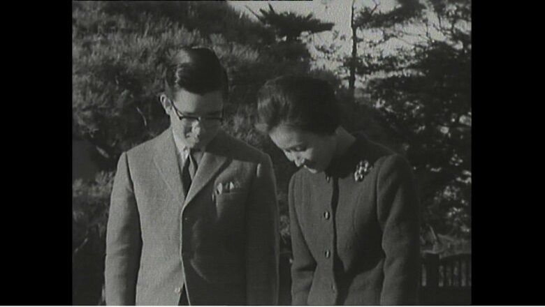新婚当時の常陸宮ご夫妻　1964年