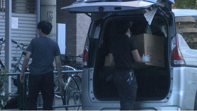 自宅の家宅捜索　2023年8月