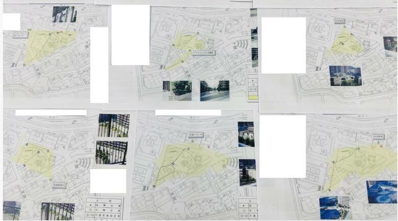 住民の目撃情報をまとめた捜査資料