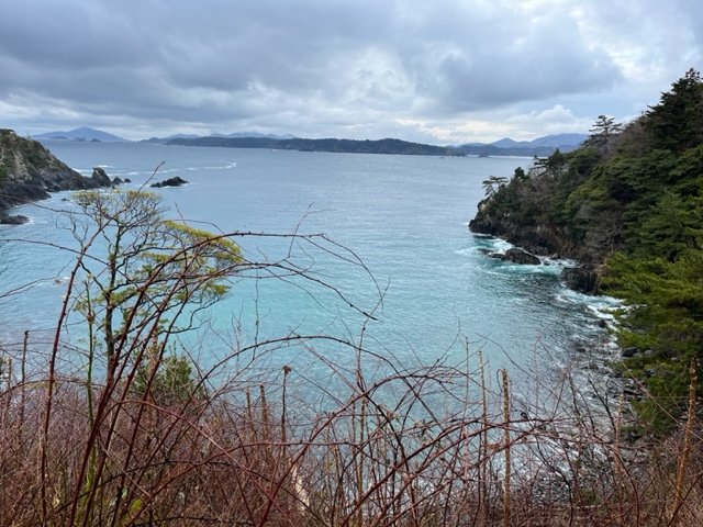 美しい海が広がる雄勝町だが深刻な過疎化が続く