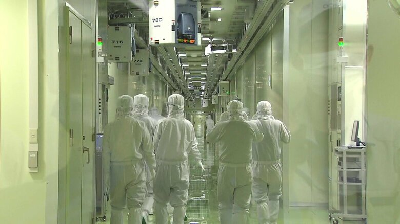 高い品質を保つため工場は厳しく管理されている