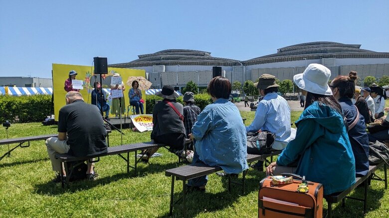 東京・有明では共同親権について考えるイベントが開催された　5月3日