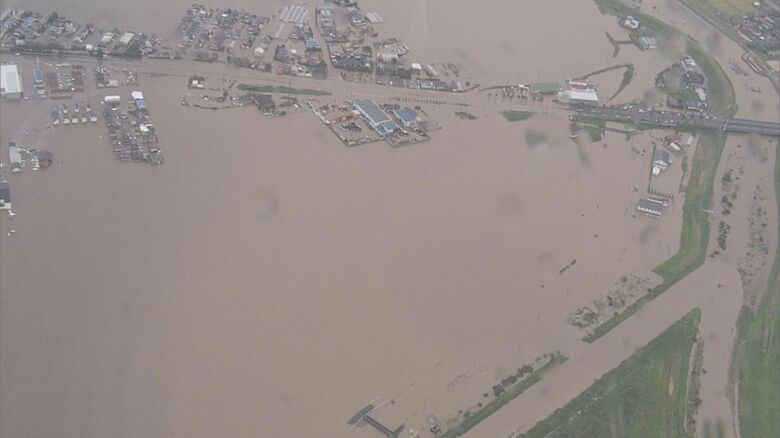 2015年　関東・東北豪雨では県内11河川23か所が決壊
