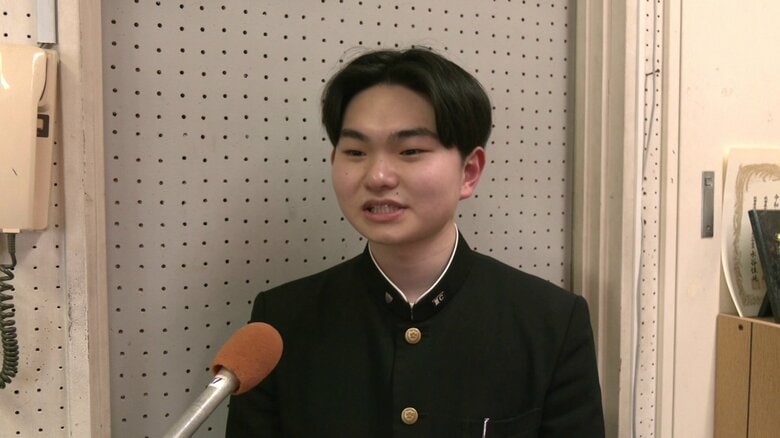 部長を務める荒川蓮さん（3年生）