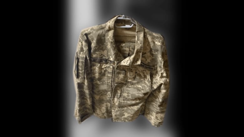 鈴木さんのウクライナ軍の制服