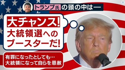 トランプ前大統領　アメリカ大統領経験者で初の“起訴”　なのに「来年の大統領選で再選果たす」と強気
