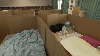 【中継】熊本地震から1週間　氷川町の避難所では環境整備進む一方、避難長引き体調悪化や体調不良訴える人が増加