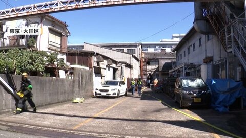 「家が揺れた」住宅街でガス爆発か　工場で金属部品の加熱作業中　従業員3人が手を切るなどケガ　東京・大田区