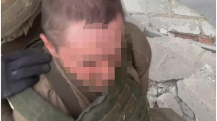 直後に1人のロシア兵が捕らわれた
