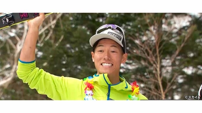 男子スプリント4連覇を飾った島 徳太郎選手
