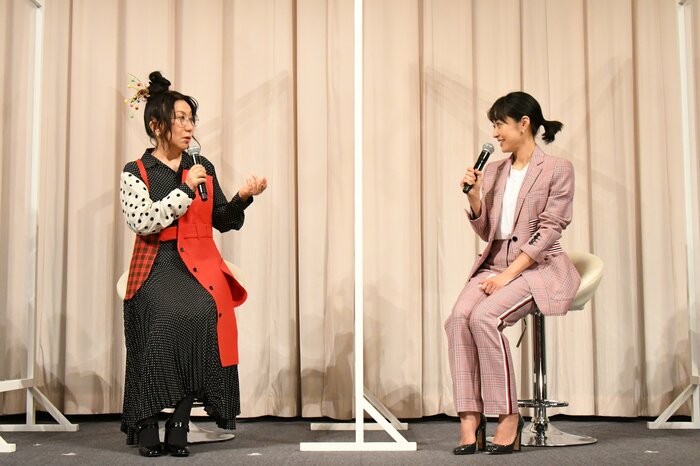 「大コメ騒動」公開御礼イベント 室井滋 井上真央