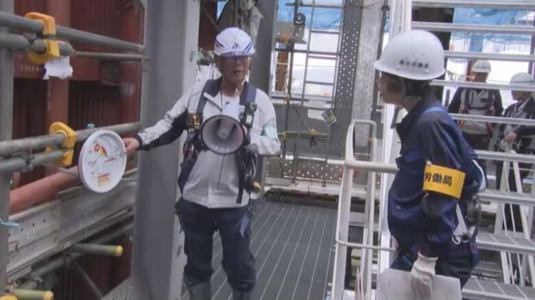 夏に向けて熱中症など建設現場の労災防止を…岡山労働局長が建設現場パトロール　対策など確認【岡山】｜FNNプライムオンライン