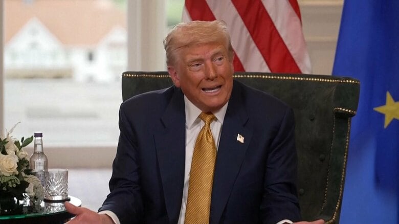 トランプ大統領「イスラエルは決断下す必要ある」今後の対応促す…ガザ停戦案めぐり「ハマスは人質解放したくない」｜FNNプライムオンライン