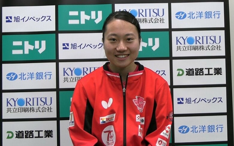 【卓球Tリーグ】年に一度の札幌開催！日高町出身吉本はな「自分もこの舞台でプレーできるように・・・」｜FNNプライムオンライン