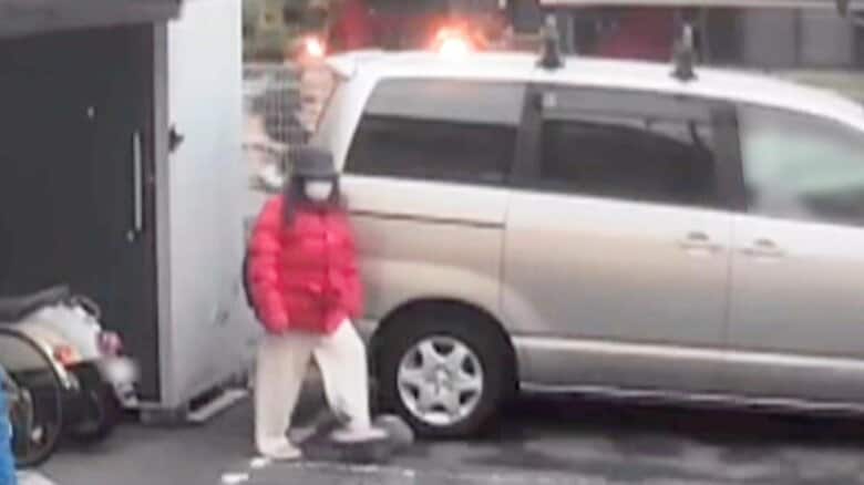 【独自】「バッテンと十字が共通点」拾った石で車体をぐるりと傷つける　68歳女を逮捕…周辺で同様被害が十数件　埼玉・越谷市｜FNNプライムオンライン