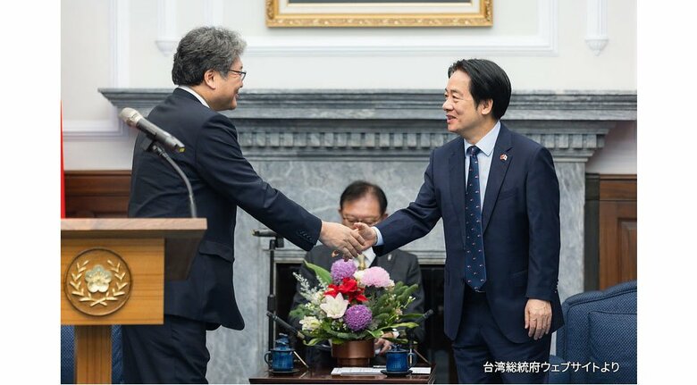 自民・萩生田氏が台湾・頼清徳総統と会談　頼総統「高市首相の一貫した友好関係支持に感謝」　中国は訪台に反発｜FNNプライムオンライン