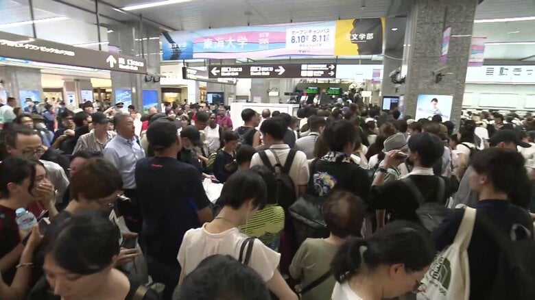東海道新幹線は始発から通常通り運転再開　東京～新大阪間で「のぞみ」を臨時で増便　終日運転見合わせで約25万人に影響｜FNNプライムオンライン