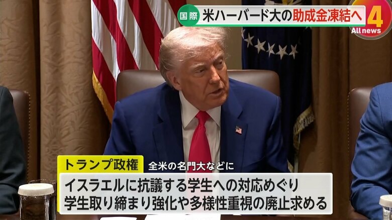 学生の取り締まり強化や多様性を重視する取り組みの廃止を求めていたトランプ政権