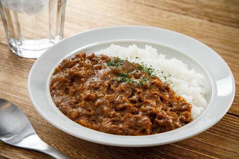 キーマカレーのひき肉は豚肉を使って夏バテ予防（画像：イメージ）