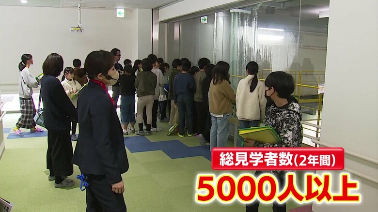 小中学生だけでなく、老人会など一般の見学も受け入る生涯学習の場に