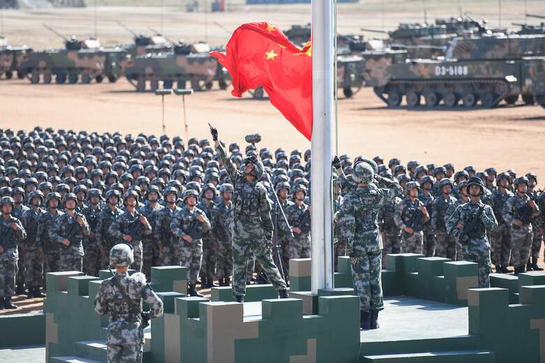 人民解放軍（AFP=時事）