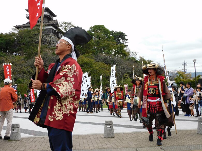 「丸岡古城まつり」越前丸岡武者行列