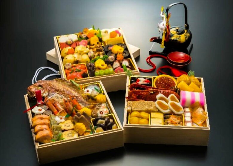 本間さんの店舗のおせち（画像提供：さっぽろ川甚　本店）