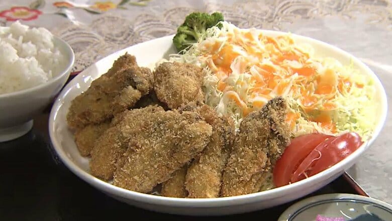 カキフライ定食　1500円（税込）
