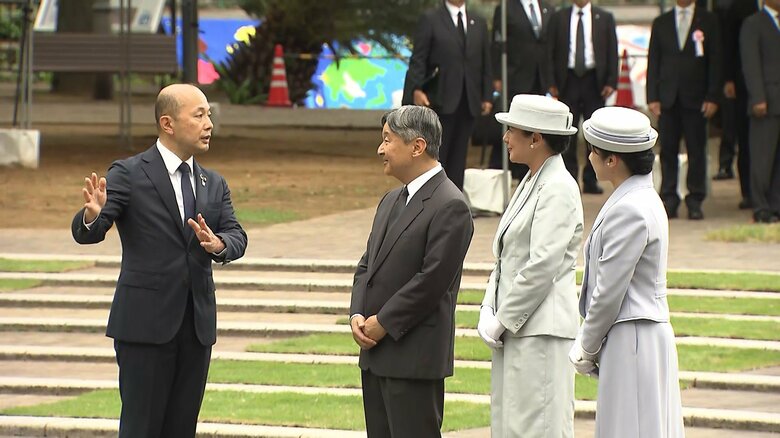長崎の原爆落下中心地碑に献花　9月12日